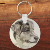 Australian Shepherd Keychain - org.アートワーク キーホルダー (正面)