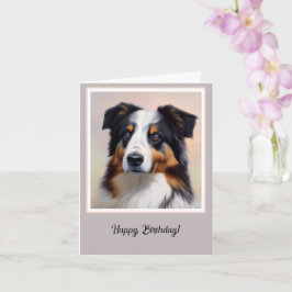 Australian Shepherd Kopf -  カード