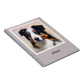 Australian Shepherd Kopf -  ノートブック (右側)