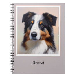 Australian Shepherd Kopf -  ノートブック