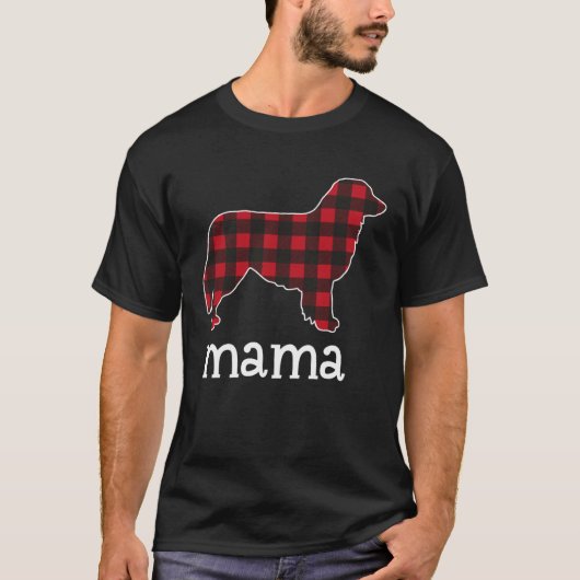 Australian Shepherd Mom Mama for Aussie Dog  Shepa Tシャツ (正面)