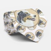 Australian Shepherd Painting - Original Dog Art ネクタイ (ロール)