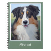 Australian Shepherd Portrait  -  ノートブック (正面)