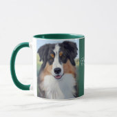 Australian Shepherd Portrait -  マグカップ (左)