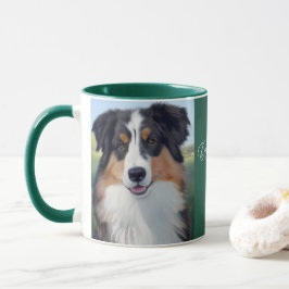 Australian Shepherd Portrait -  マグカップ