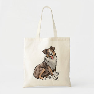 Australian Shepherd - Red Merle トートバッグ