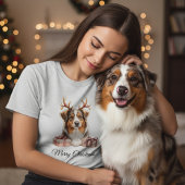 Australian Shepherd Reindeer Shepherd Tシャツ