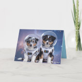 Australian Shepherd Valentine Card シーズンカード (裏面)