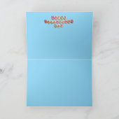 Australian Shepherd Valentine Card シーズンカード (内部)