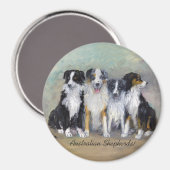 Australian Shepherds – 海賊&娘 マグネット (正面/裏面)