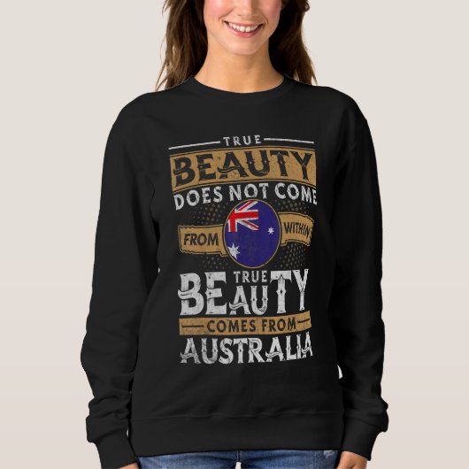 Australian Shirt Women And Men スウェットシャツ (正面)