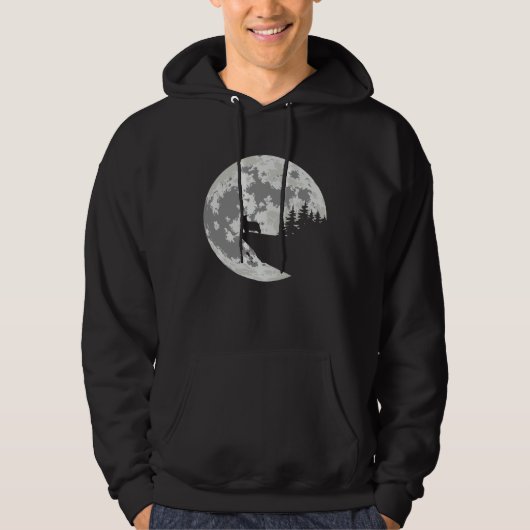 Australian Silky Terrier Apparel And Moon  Hallowe パーカ (正面)