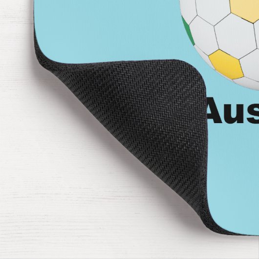 Australian Soccer Mouse Pad マウスパッド (コーナー)