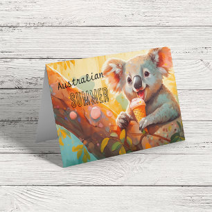 Australian Summer, koalaカードのカスタマイズ シーズンカード