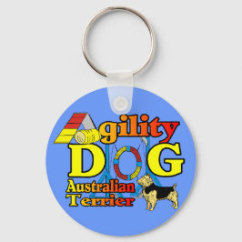 Australian_Terrier_Agility キーホルダー
