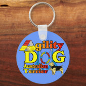 Australian_Terrier_Agility キーホルダー (正面)