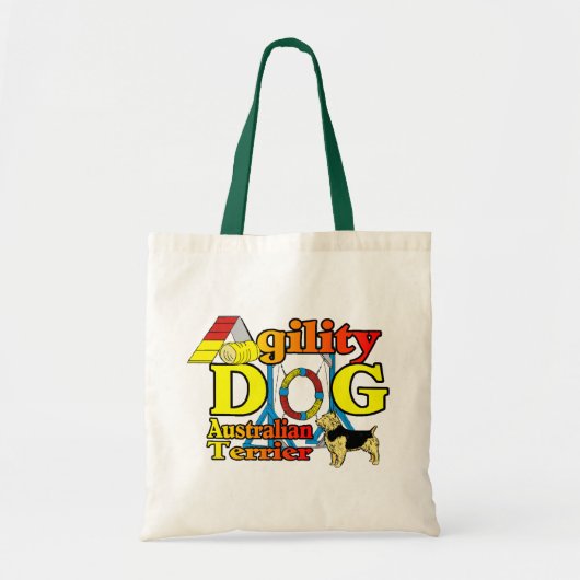 Australian_Terrier_Agility トートバッグ (正面)