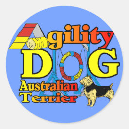 Australian_Terrier_Agility ラウンドシール