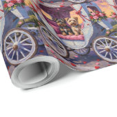 Australian Terrier Dog Valentine's Day  ラッピングペーパー (ロールコーナー)