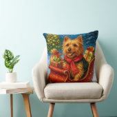 Australian Terrier Holiday クッション (椅子)