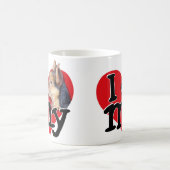 Australian Terrier I (ハート)マイ コーヒーマグカップ (中央)