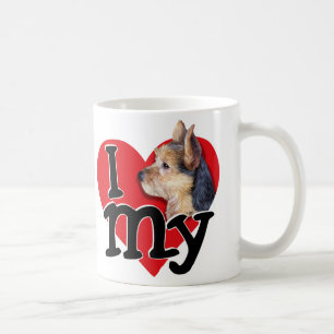 Australian Terrier I (ハート)マイ コーヒーマグカップ