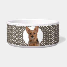 Australian Terrier Personalize Photo & Name Dog ボウル