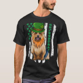 Australian Terrier St Patricks Day Irish American  Tシャツ (正面)