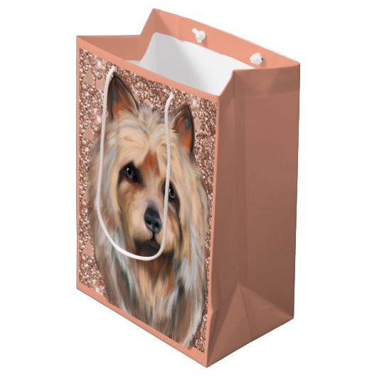 AUSTRALIAN TERRIER Tシャツ ミディアムペーパーバッグ (正面アングル)