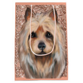 AUSTRALIAN TERRIER Tシャツ ミディアムペーパーバッグ (裏面)