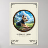 Australian Terrier Zoology Series ポスター (正面)