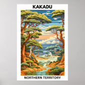 Australian Travel Poster, Kakadu, NT ポスター (正面)