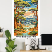 Australian Travel Poster, Kakadu, NT ポスター (ホームオフィス)