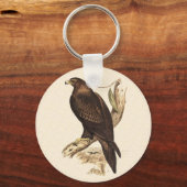 Australian Wedge Tailed Eagle. Huge Bird of Prey. キーホルダー (正面)