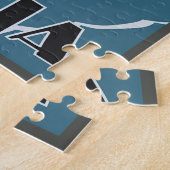 Australian Women泳ぐ人Vintage Travelポスター ジグソーパズル (側面)