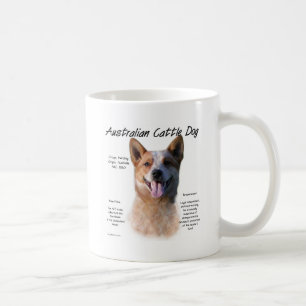 AustralianCattle犬(redspec)の歴史のデザイン コーヒーマグカップ