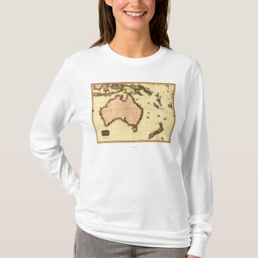 AustraliaPanoramic MapAustralia Tシャツ (正面)