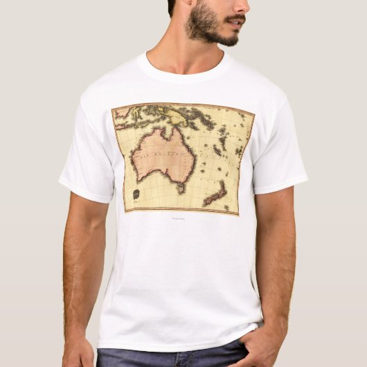AustraliaPanoramic MapAustralia Tシャツ (正面)