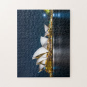 Australia's Iconic Sydney Opera House By Night ジグソーパズル (縦)