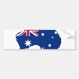 Australien Flagge Australia Style Design バンパーステッカー
