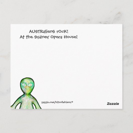 AUSTRalienS OcK! ポストカード (裏面)