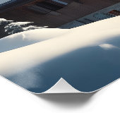 Austria Alpine Chalet Travel Poster ポスター (コーナー)