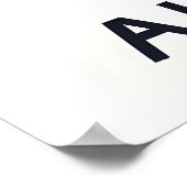 Austria Alps Ski Poster Vintage Travel Print ポスター (角)