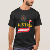 Austria,Flag of Austria,Austria Flag._1 Tシャツ (正面)
