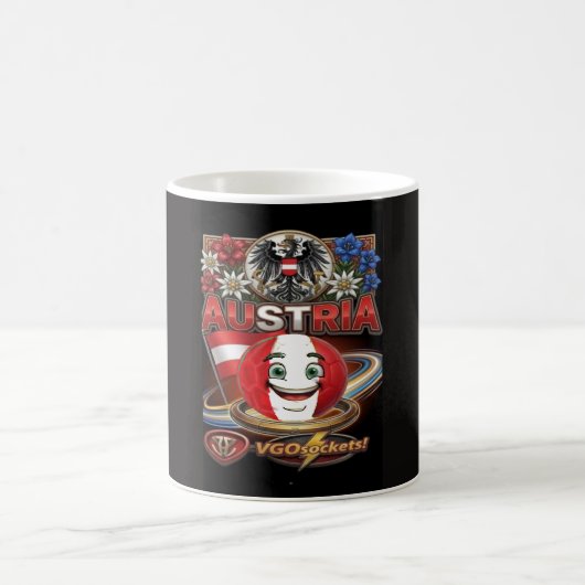 Austria-GBall-01 コーヒーマグカップ (中央)