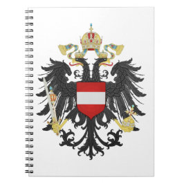 Austria Hungary coat of arms flag ノートブック