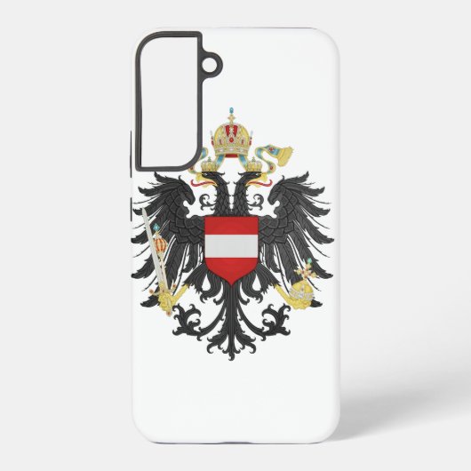 Austria Hungary coat of arms flag Samsung Galaxyケース (裏面)