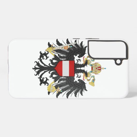 Austria Hungary coat of arms flag Samsung Galaxyケース (裏面横)