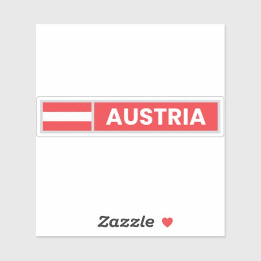Austria National Flag シール (シート)
