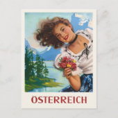 Austria Vintage Poster ポストカード (正面)